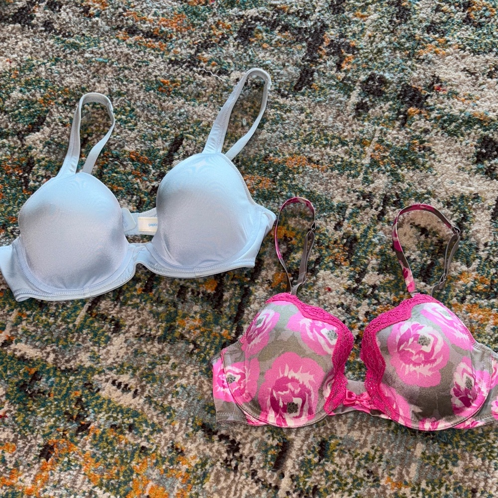 NWOT GAPBODY Satin Underwire Comfort Bra Bundle, Size 34B
